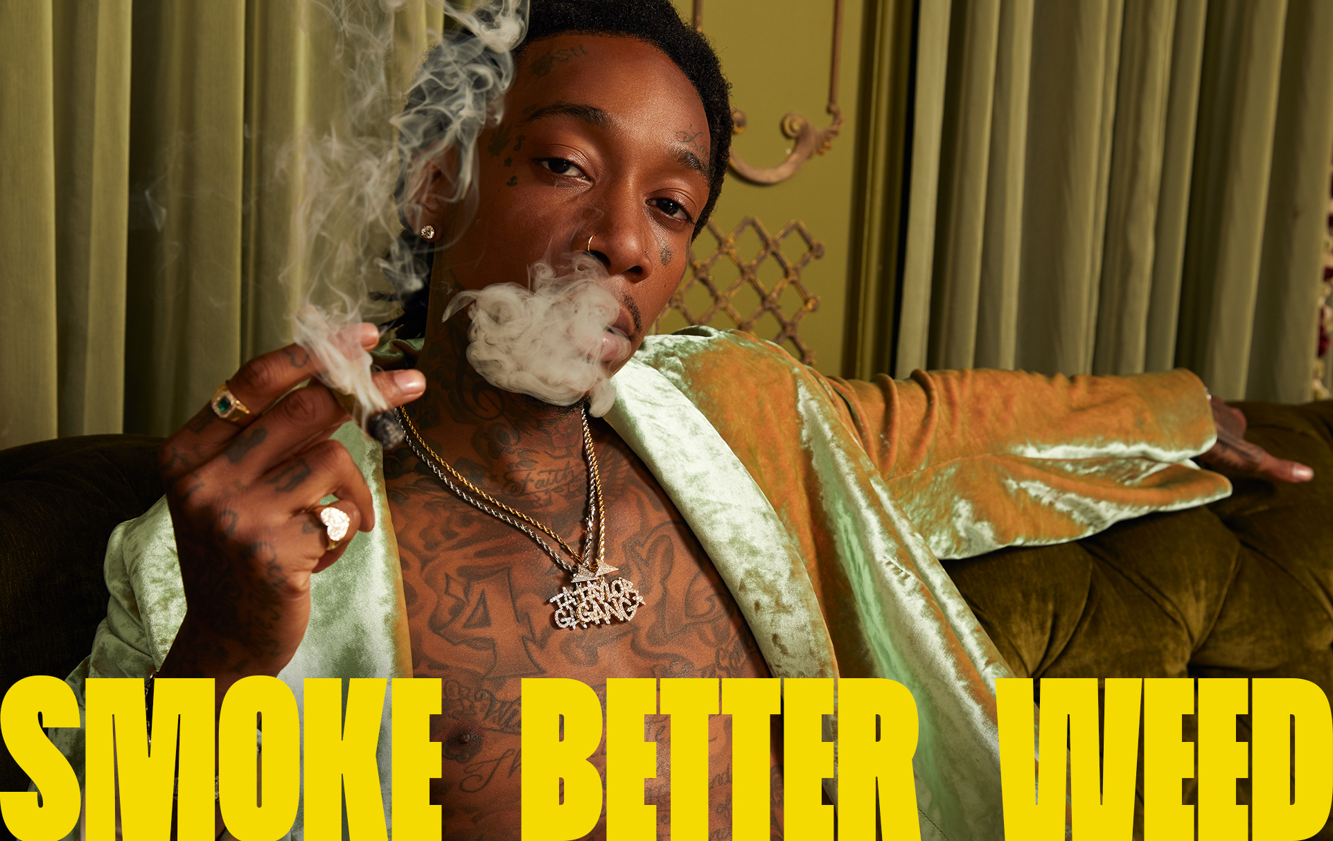 cannabis brand identity for wiz khalifa's weed